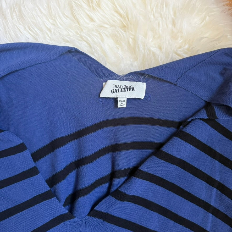 Jean Paul Gaultier Knitted Asymmetrical Mini Dress