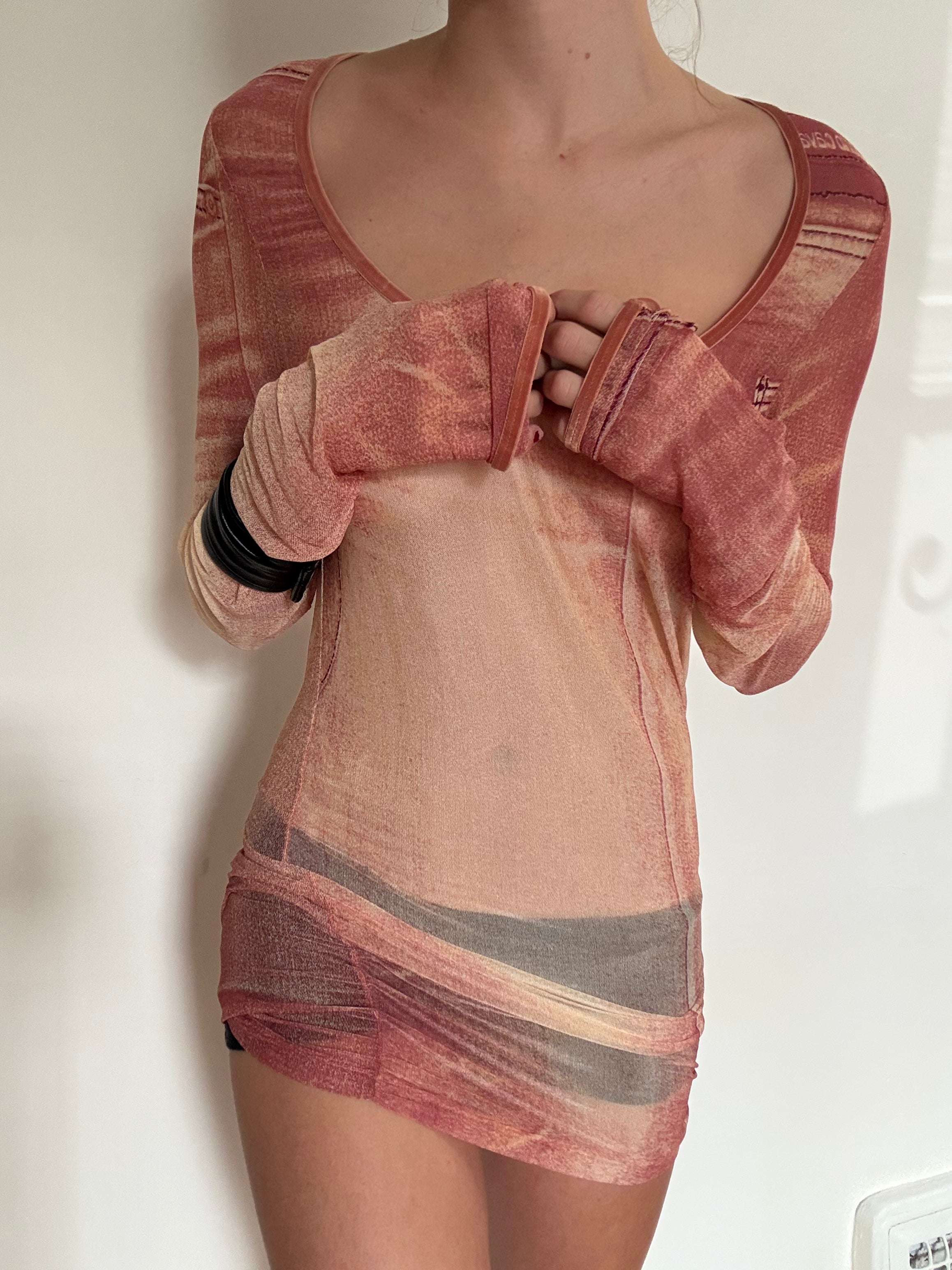 Roberto Cavalli Sheet Mini Dress