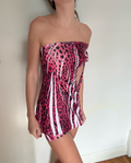 Pink Cheetah Mini Dress