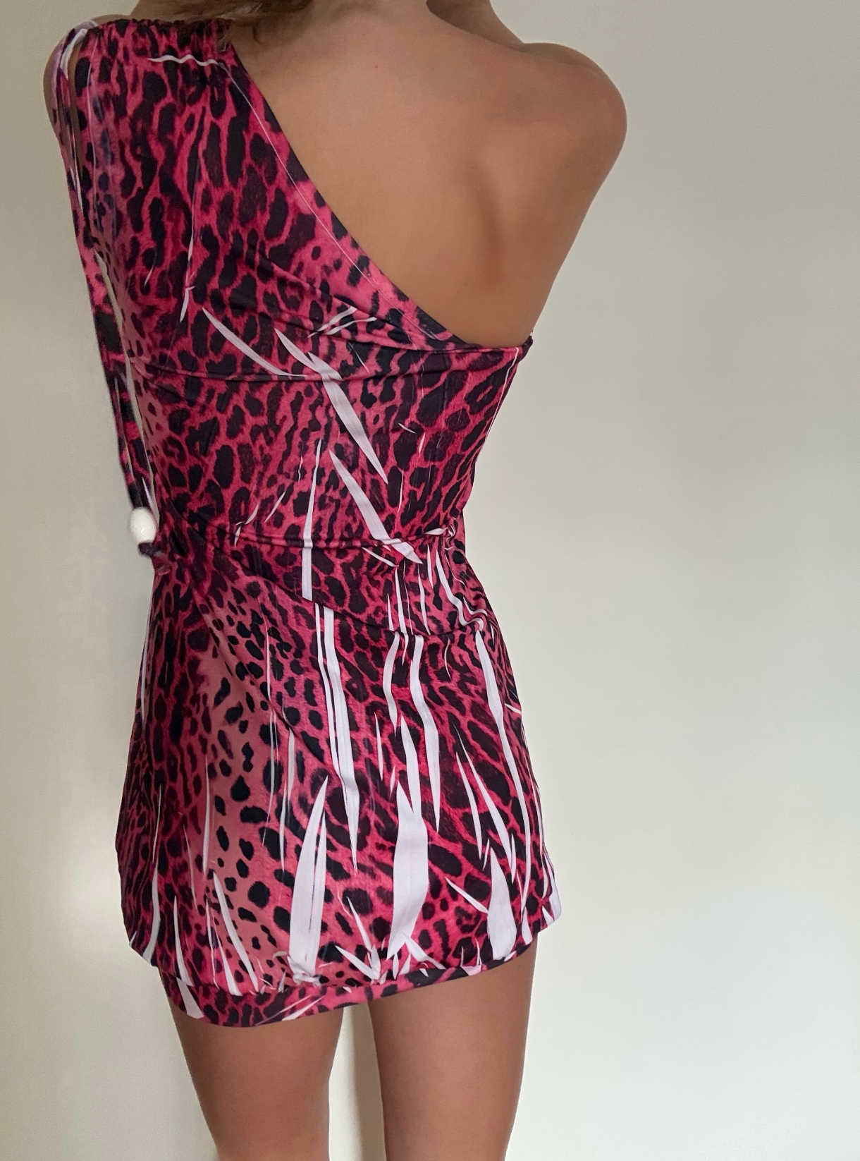 Pink Cheetah Mini Dress